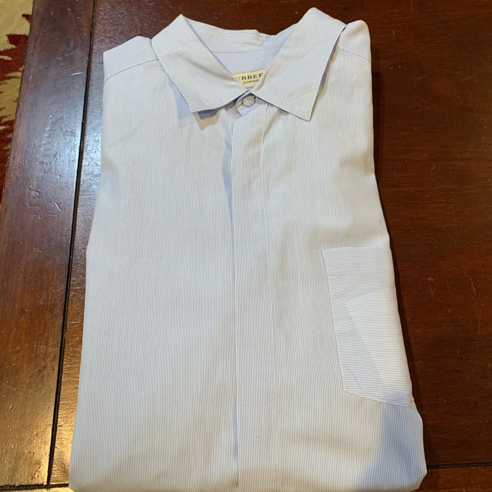 burberry london long sleeve dress shirt